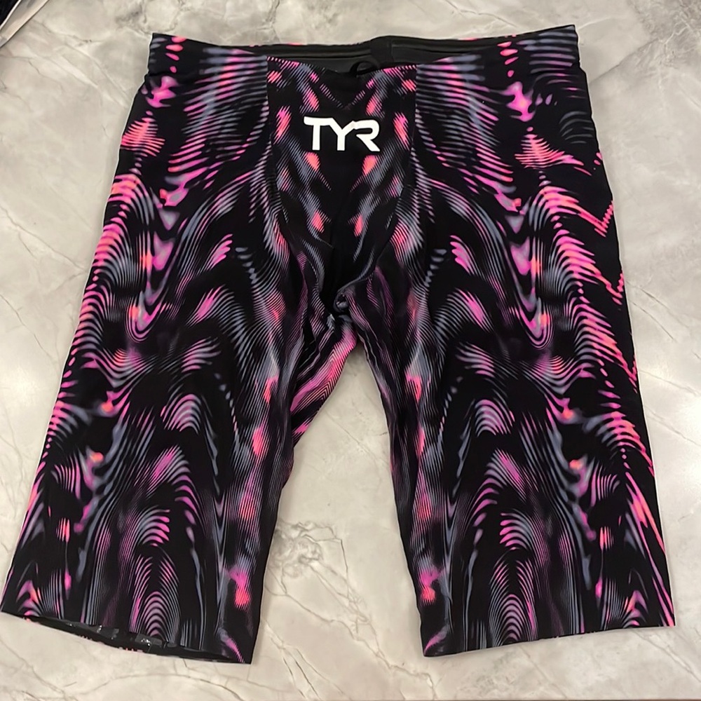 TYR Pink Venzo Techsuit, size 28, used once